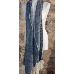 Bufanda Seasons - Bufanda artesanal de merino - seda | Tejido en telar